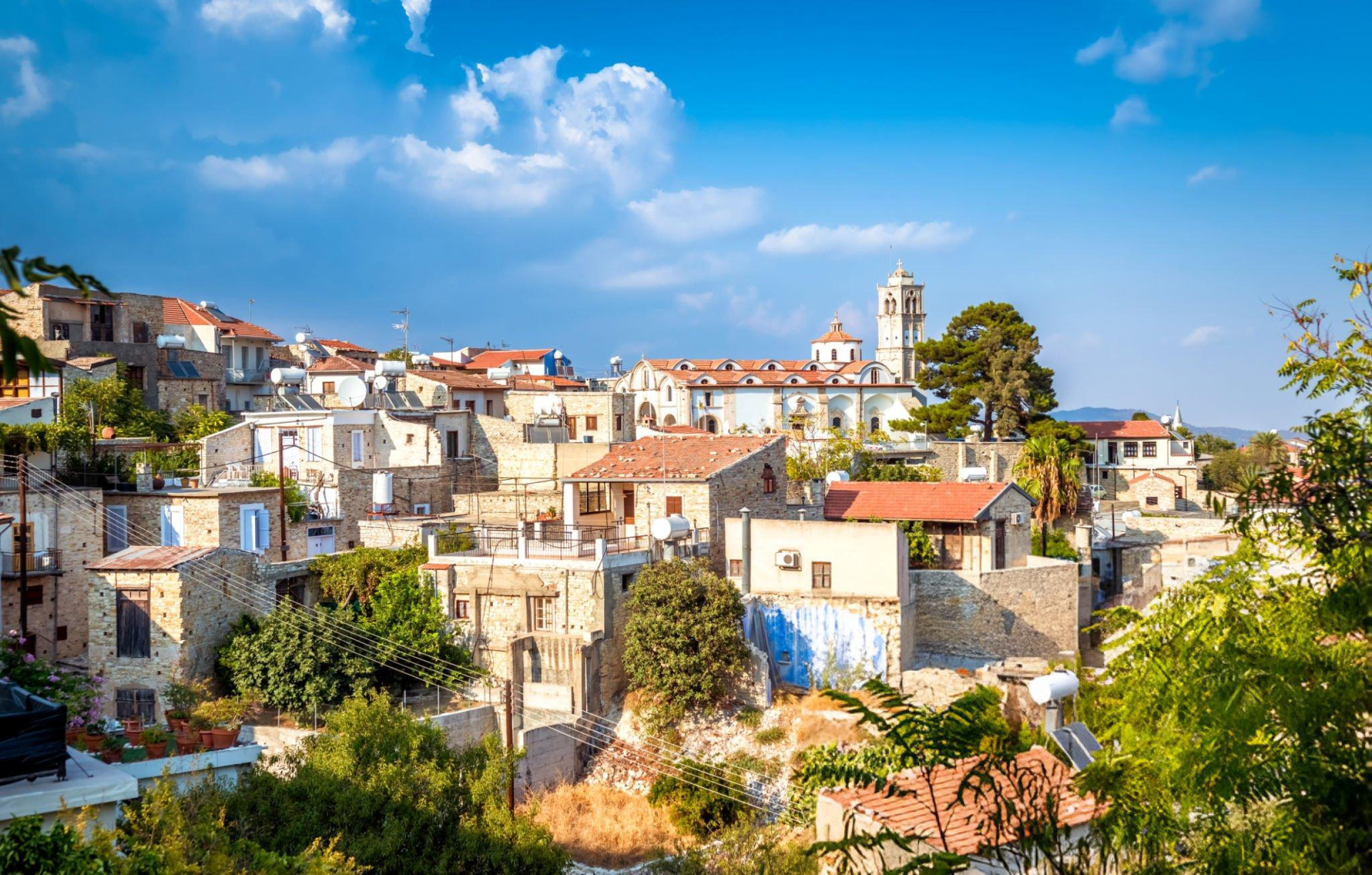 Pano Lefkara village in Larnaca district, Cyprus