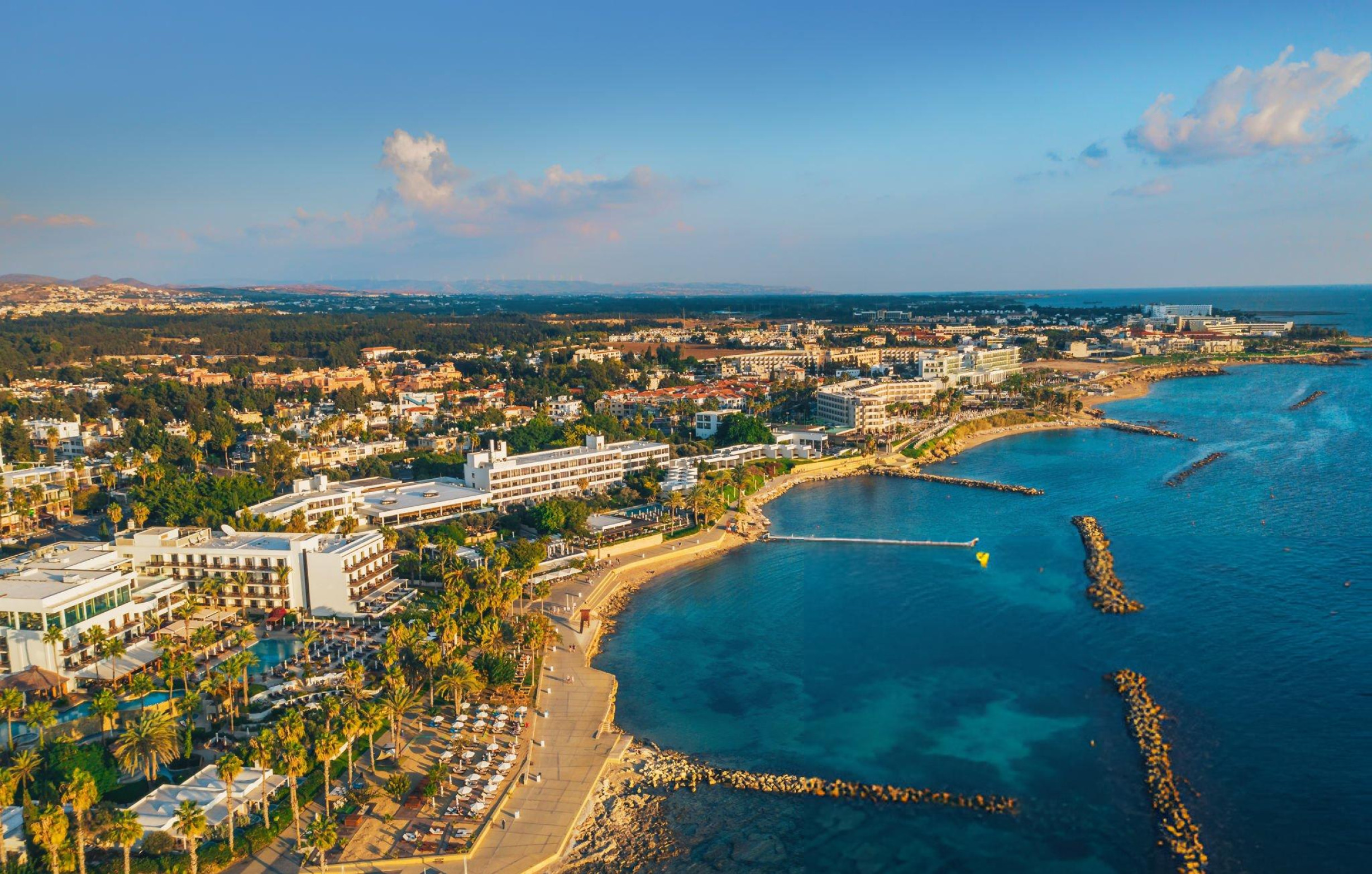 Paphos embankment, Cyprus
